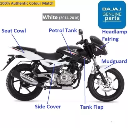 Pulsar 180 best sale tank flap cover