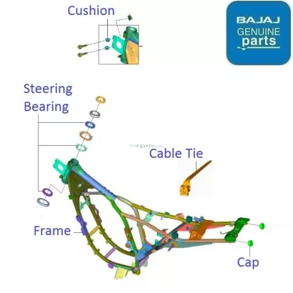 pulsar 150 chassis frame