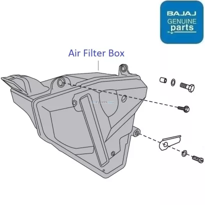 Bajaj Pulsar 200 2007 2009 Air Cleaner