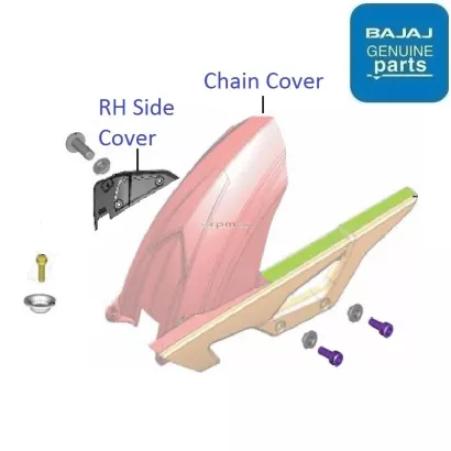 Pulsar 220 hotsell chain cover price