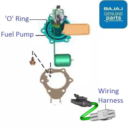 bajaj pulsar rs 200 fuel pump price