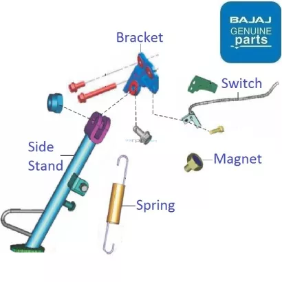 Pulsar side sales stand magnet price