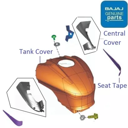 Pulsar 200 ns tank 2025 cover
