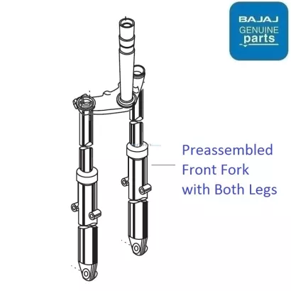 Bajaj Avenger 200 2007 2010 Front Suspension Fork