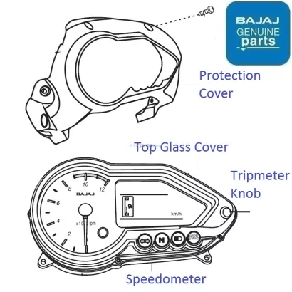 Pulsar 200 dtsi shop digital meter price