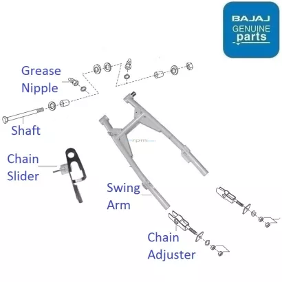 Bajaj Pulsar 200 2007 2009 Swing Arm