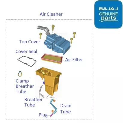 Pulsar 200 ns 2025 air filter box price