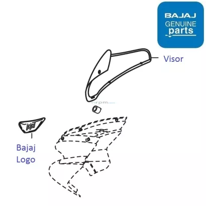 Pulsar 220f visor price sales