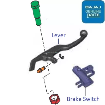 Bajaj Pulsar 220F BS6 2020 Front Brake Lever