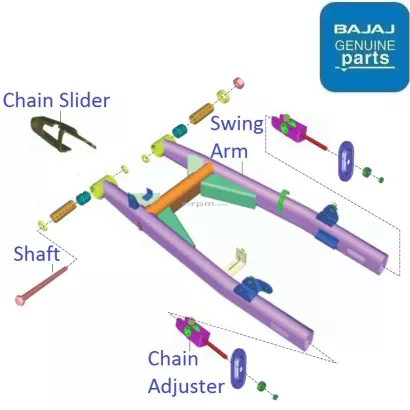 Pulsar 220 shop swing arm price