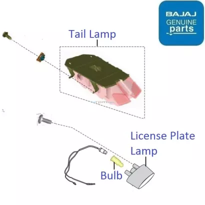 Pulsar 220 back light cover shop price