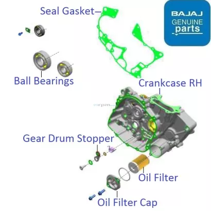 Pulsar 220 shop crankcase price