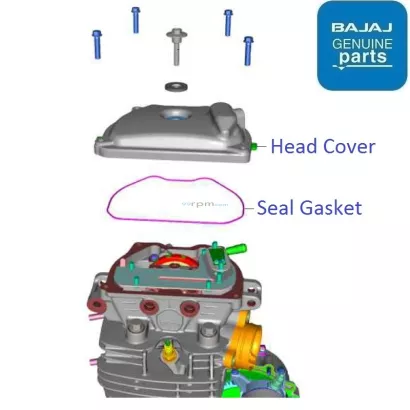 Bajaj Pulsar N160 Single ABS 2022 23 Head Cover