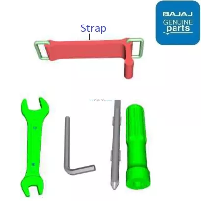 Bajaj Pulsar P150 Twin Disc 2022 23 Tool Kit