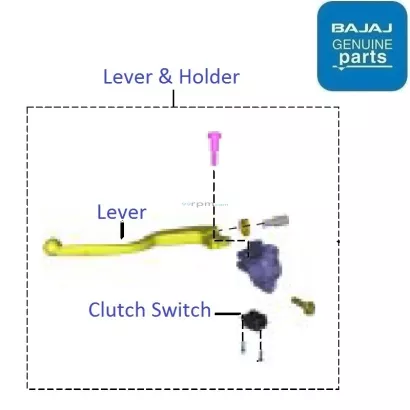 pulsar 200 ns clutch lever price