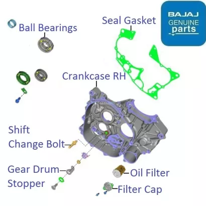 Pulsar 220 crankcase clearance price