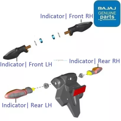 Pulsar 150 indicator switch price 2025