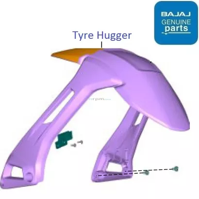 Pulsar 150 shop tyre hugger