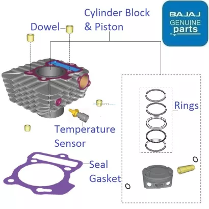 Pulsar 150 engine outlet block price