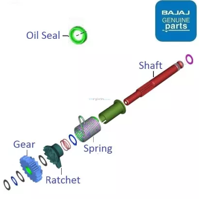Bajaj Pulsar NS125 2021 22 Kick Starter