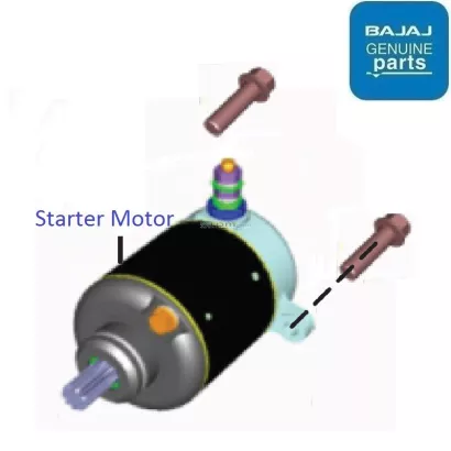 Bajaj Pulsar NS125 2021 22 Self Start Motor