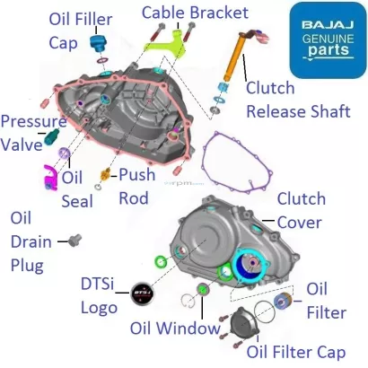 Pulsar 150 cheap clutch cover price
