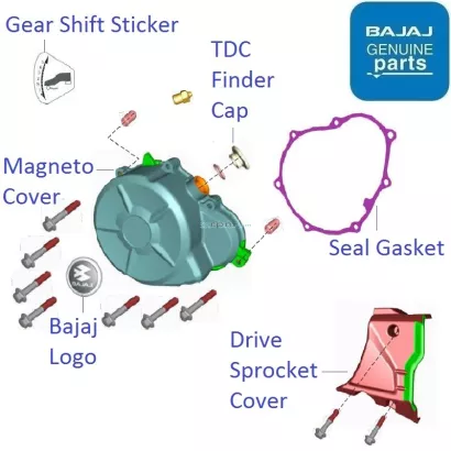 Bajaj Pulsar NS160 BS6 Magneto Cover