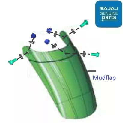 Pulsar ns 160 best sale front mudguard price