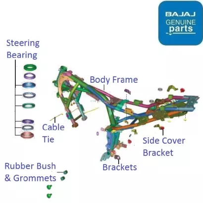 pulsar 150 chassis frame