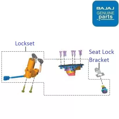Pulsar ns 160 discount lock set