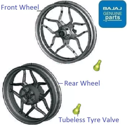 Pulsar 150 front shop alloy wheel price