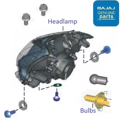 Pulsar 200 ns headlight online bulb watt