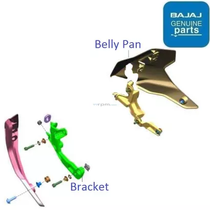 Pulsar 150 2025 belly pan price