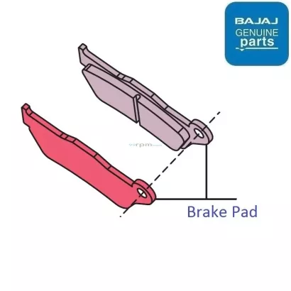 Bajaj Pulsar P150 Twin Disc 2022 23 Front Brake Pad