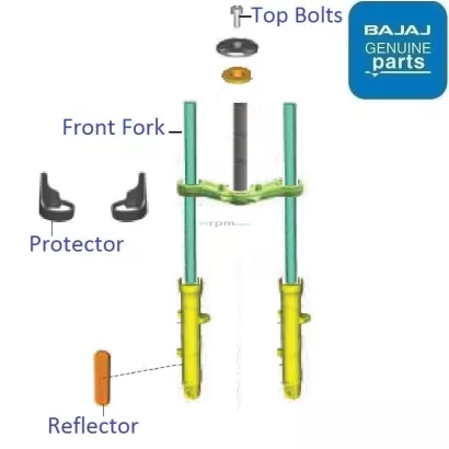 Pulsar 150 2025 front fork price