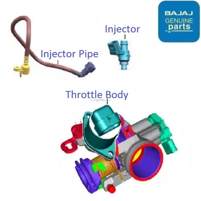 Bajaj Pulsar P150 Twin Disc 2022 23 Throttle Body