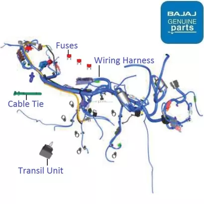 Pulsar 150 2025 wire kit price