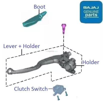 Pulsar rs 200 best sale gear lever price