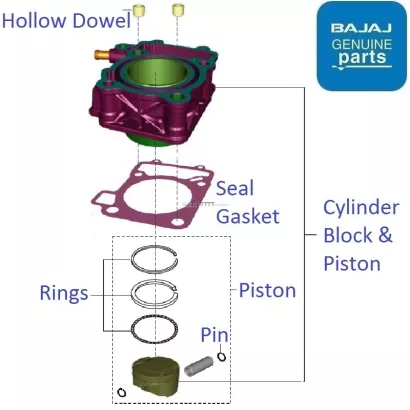 Pulsar rs 200 piston best sale price