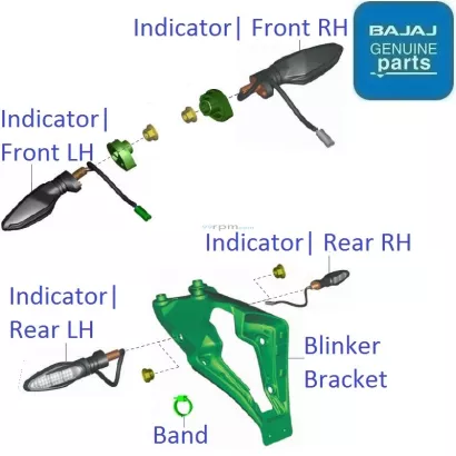 Pulsar rs200 indicator price hot sale