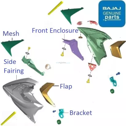 Rs 200 shop side fairing price