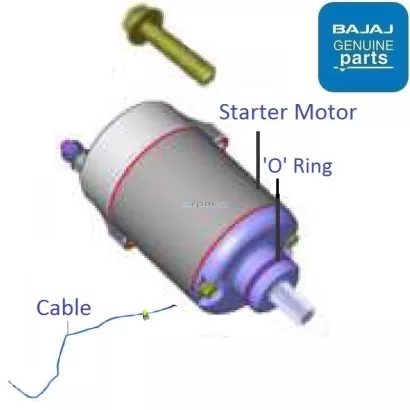 Pulsar rs 200 top starter motor price