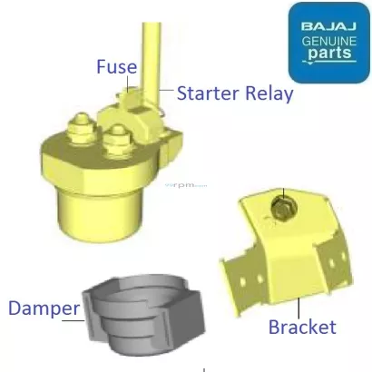 Pulsar rs 200 starter motor sales price