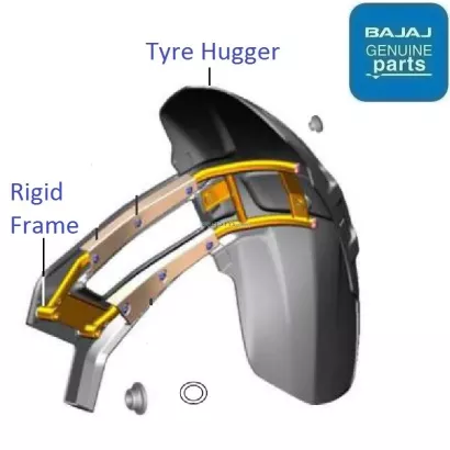 Pulsar 200 ns tyre shop hugger price