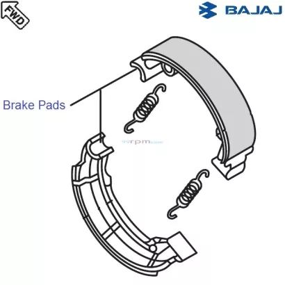 Bajaj Avenger 220 DTS i Rear Brake Pads