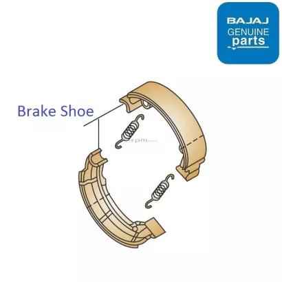 Bajaj avenger 15 on sale brake shoe price