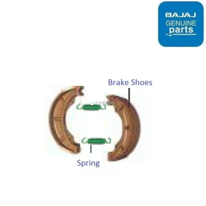 Bajaj pulsar 150 rear brake hotsell shoe price