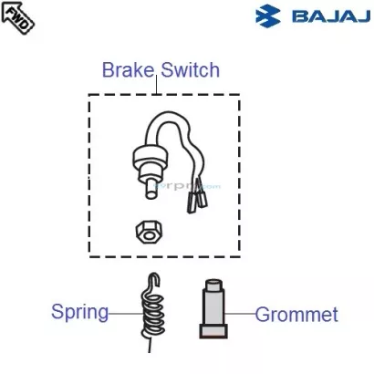 pulsar 150 back brake light