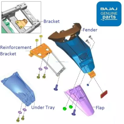 dominar mudguard price