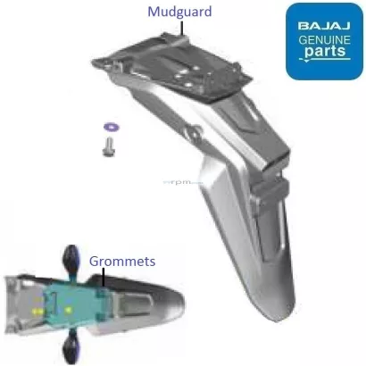 Sale pulsar ns 200 mudguard in stock